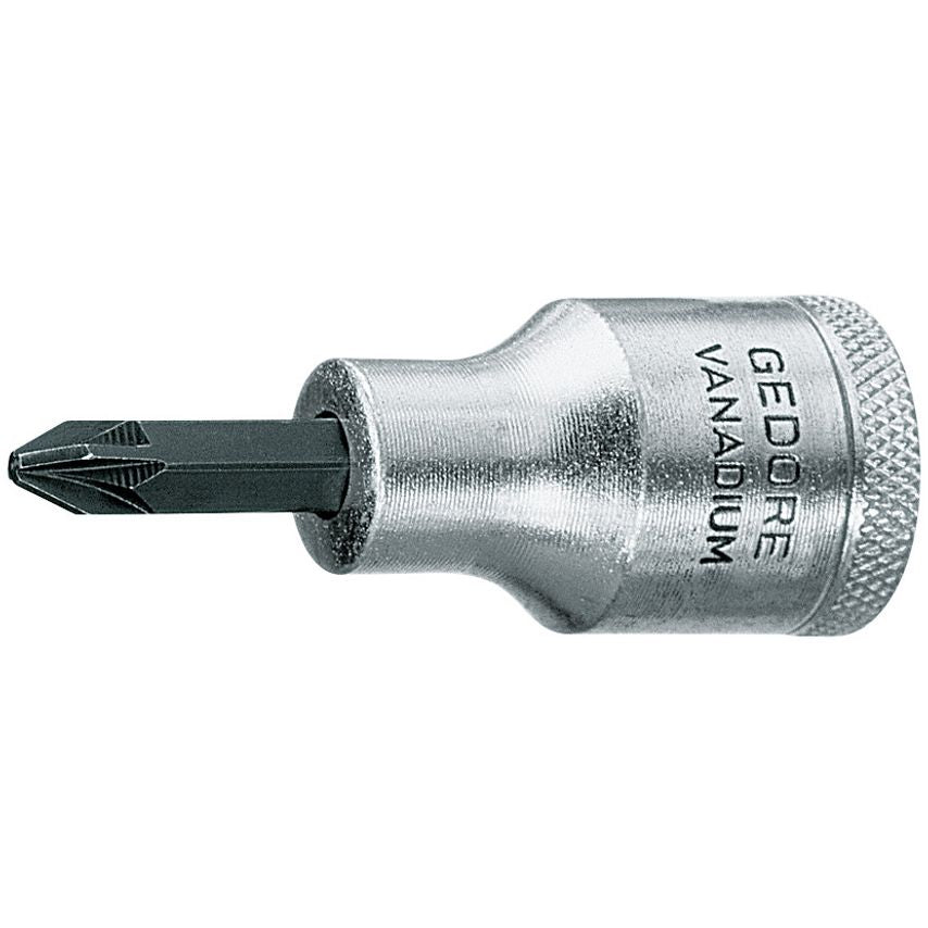 Screwdriver bit socket 1/2" PZ 3