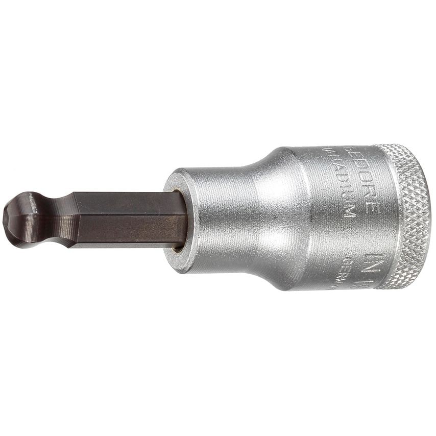 Screwdriver bit socket 1/2" ball end in-hex 14 mm