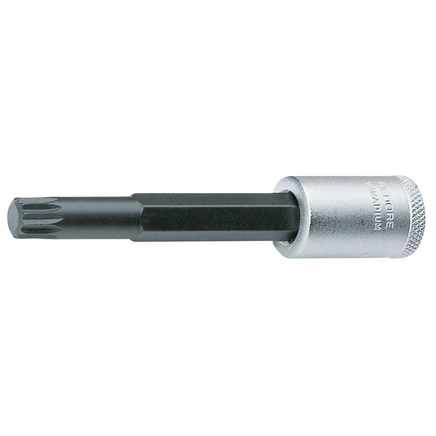 Screwdriver bit socket 3/8" long XZN M8