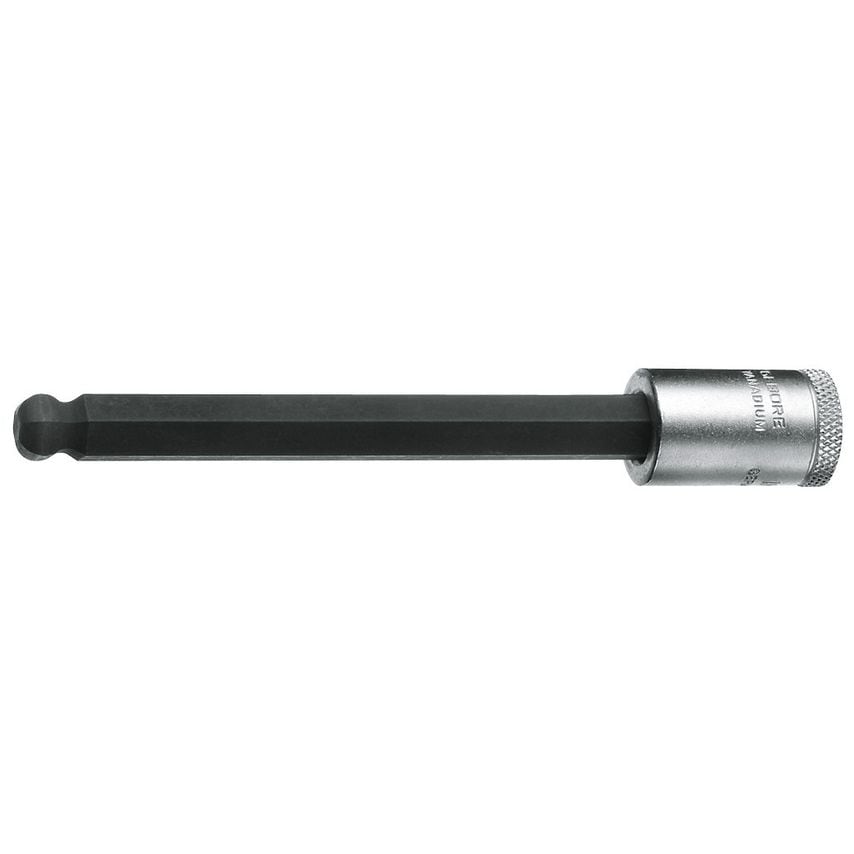Screwdriver bit socket 3/8" long in-hex 6 mm
