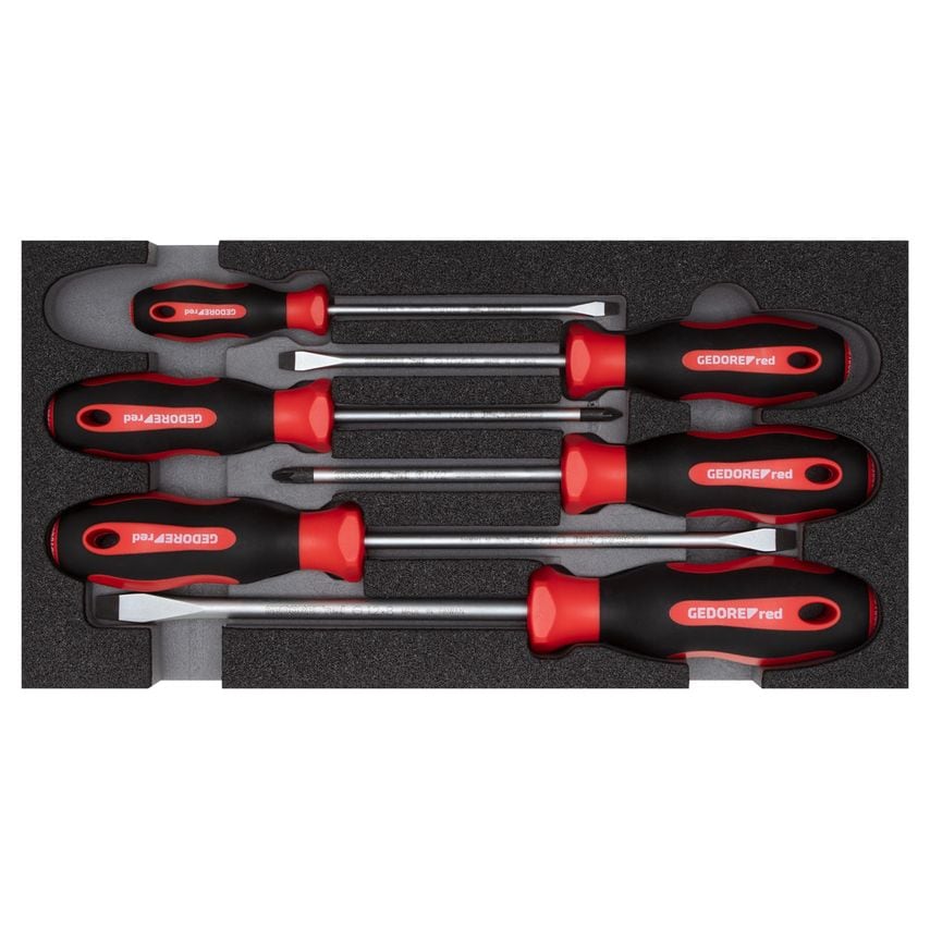 Screwdriver set PZ+SL 2/6 CT-module 6pcs