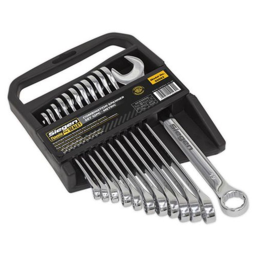 Sealey 12pc Combination Spanner Set
