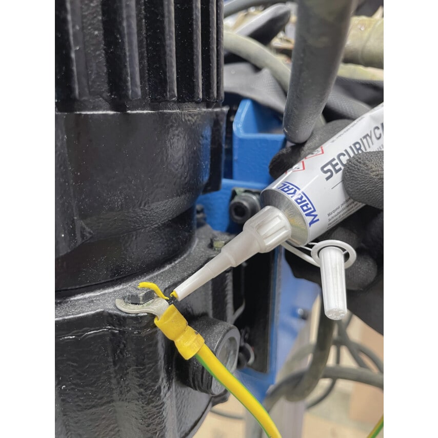 Security Check Paint Marker, Yellow, 50ml