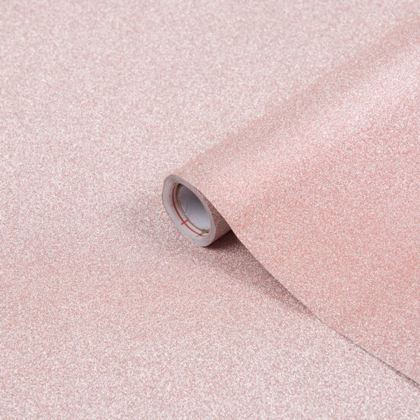Self Adhesive Film Glitter Pink 67.5cm