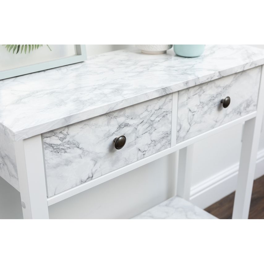 Self Adhesive Film - Marble Cortes Silver 2m x 675mm