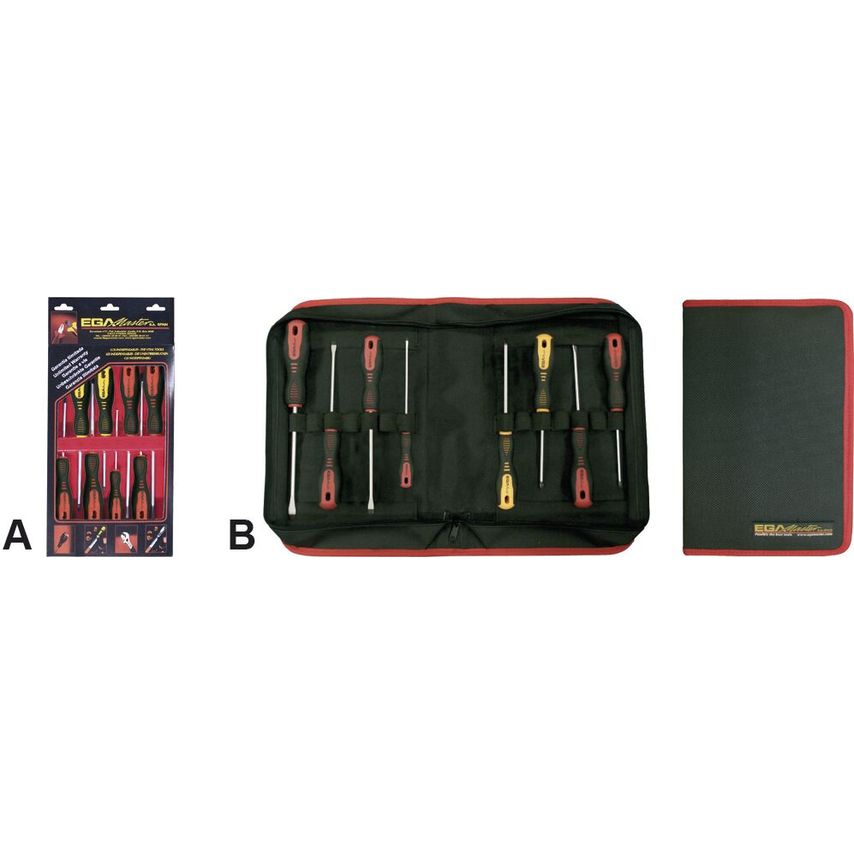 Set OF6 Screwdrivers TORX T10 - T40 Rotork In Cardboard Case 55563