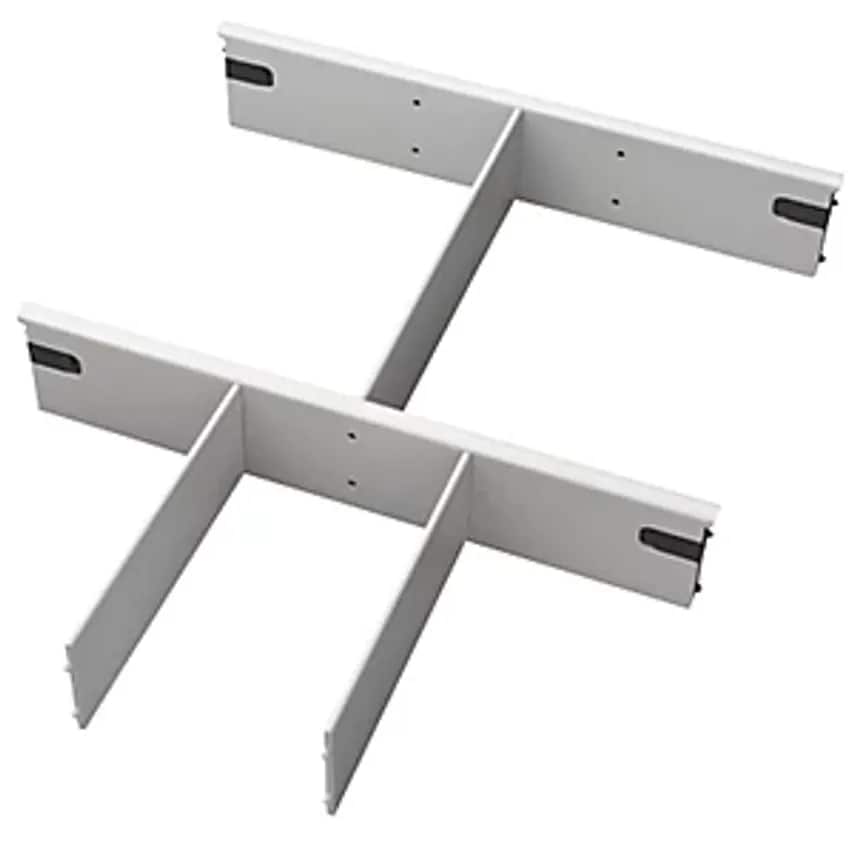 Set Of 10 Dividers, Light Grey, Fully Adjustable, 4x DIN A4/A6, 2x DIN A5