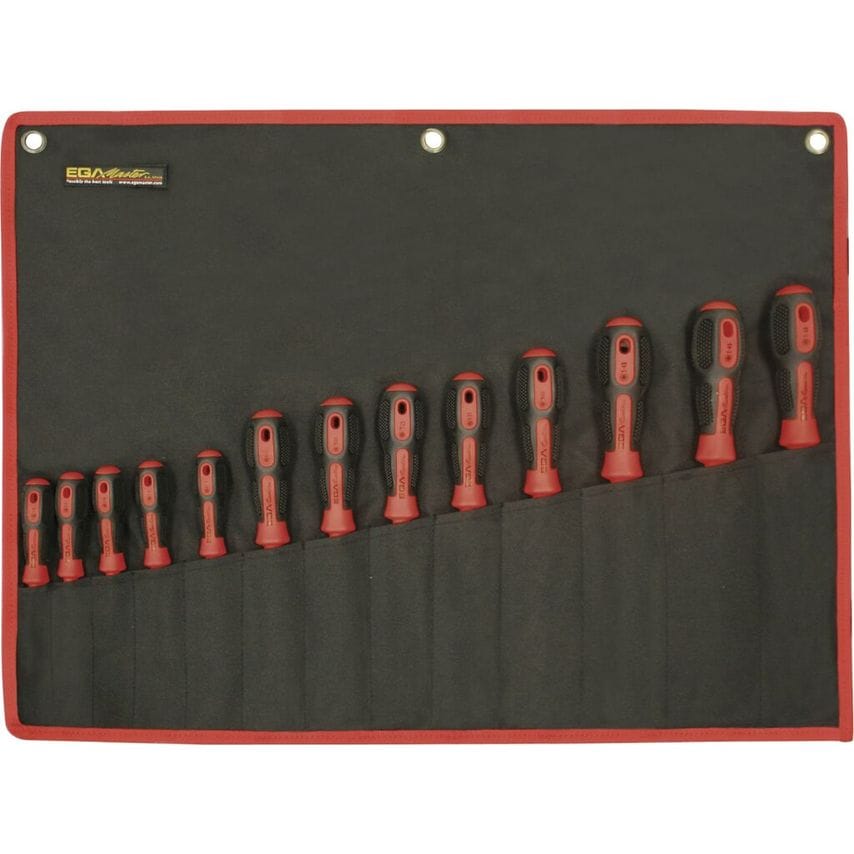 Set of 12 Screwdrivers Tamper TORX TT7 - TT50 Mastetork