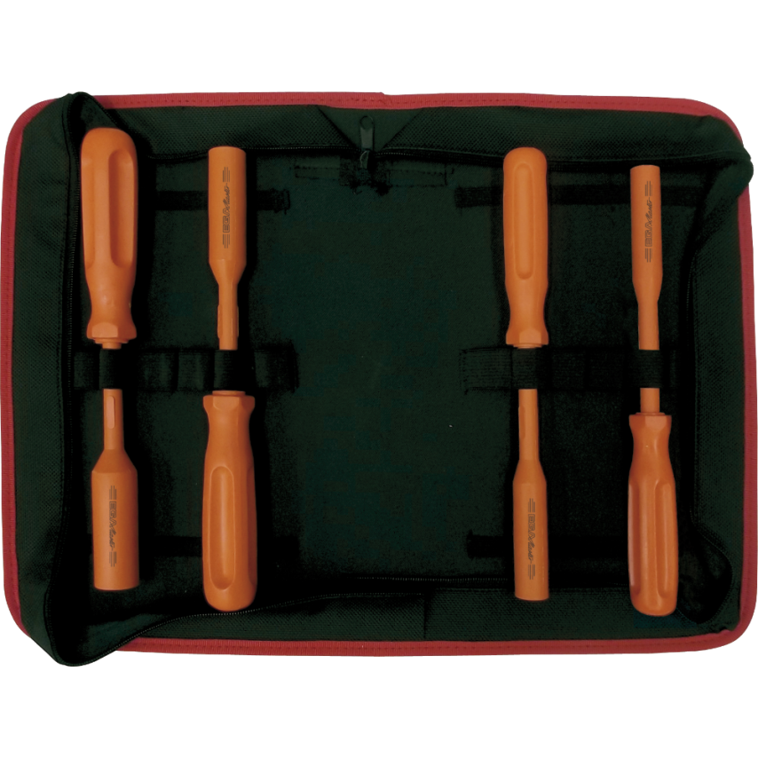 Set of 4 Socket Screwdrivers 1000V