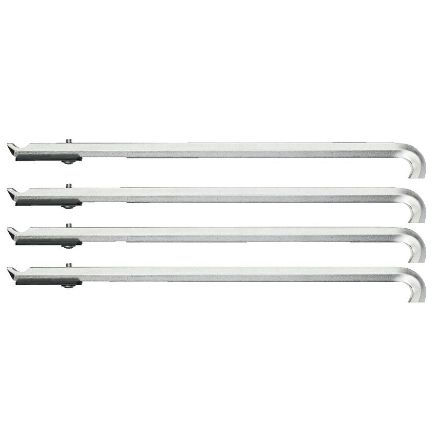 Set of 4 pulling legs 178 mm with spacers