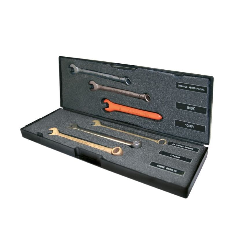 Set of 6 Wrenches in Different Materials