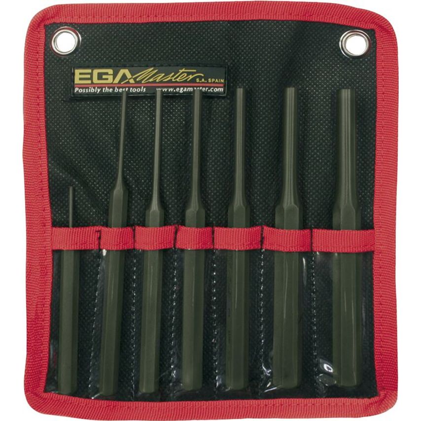 Set of 7 Pcs. Pin Punches (Octogonal) 68592