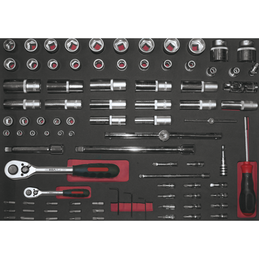 Set of 89 Pieces In Tray