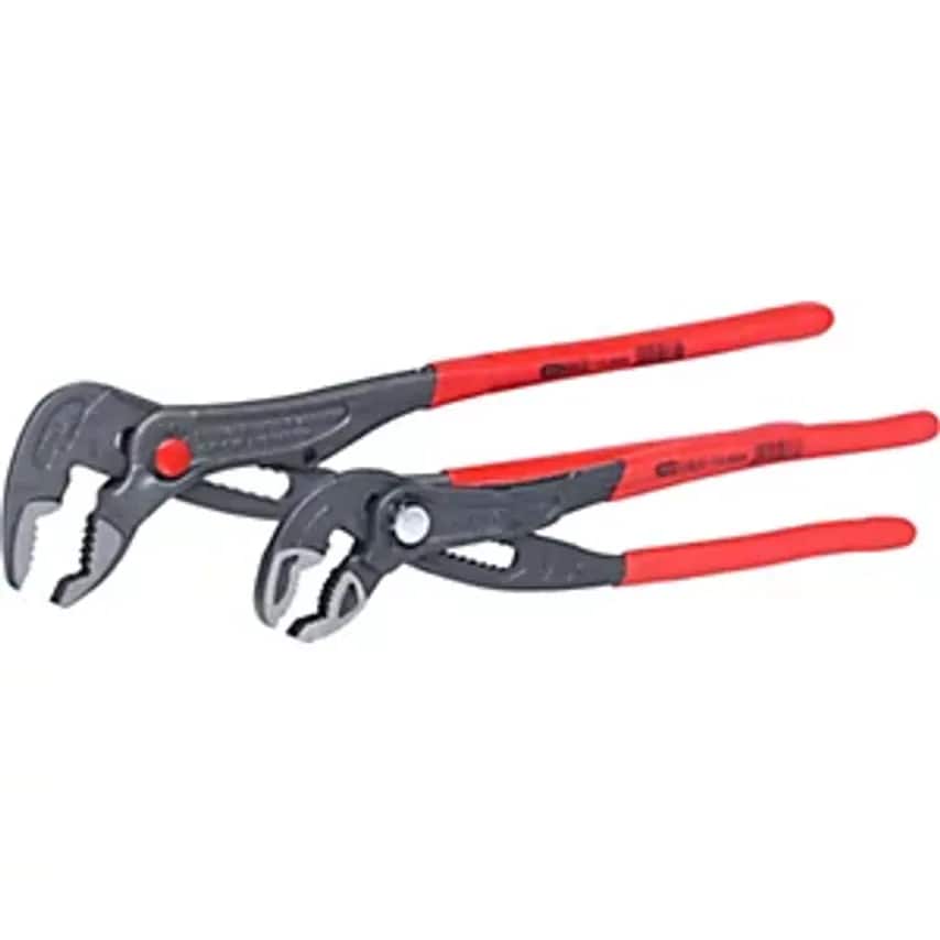Set of Water Pump Pliers Dip Insulated Handle 2 Parts