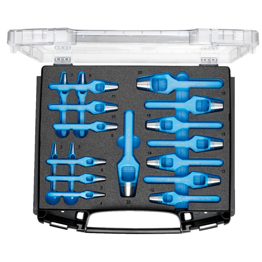 Set of arc punches 2-22 mm in i-BOXX 72