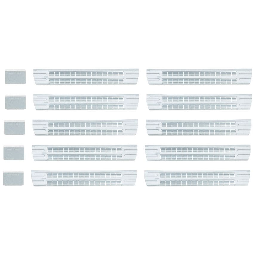 Set of lengthwise dividers w/mounting material