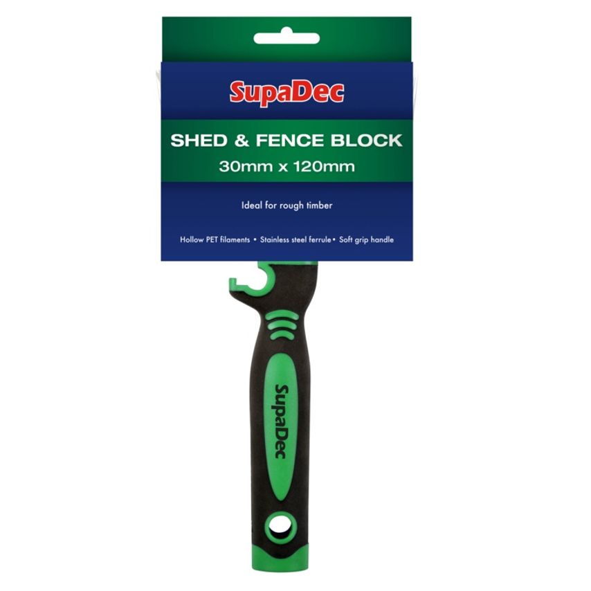 Shed and Fence Block Brush 30mm x 120mm