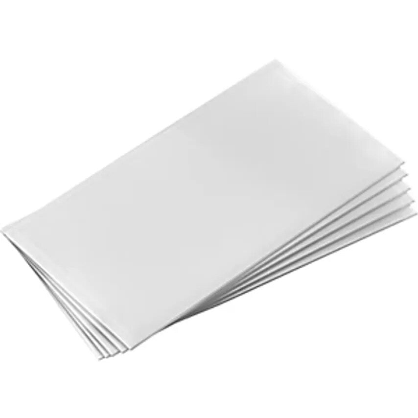 Shield Insert, Inside, Pack Of 5, 42 X 91mm