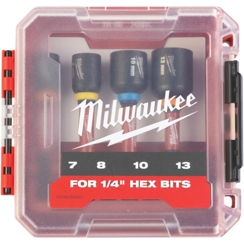 Shockwave Mag Impact Duty Nut Driver Set 4 Pieces