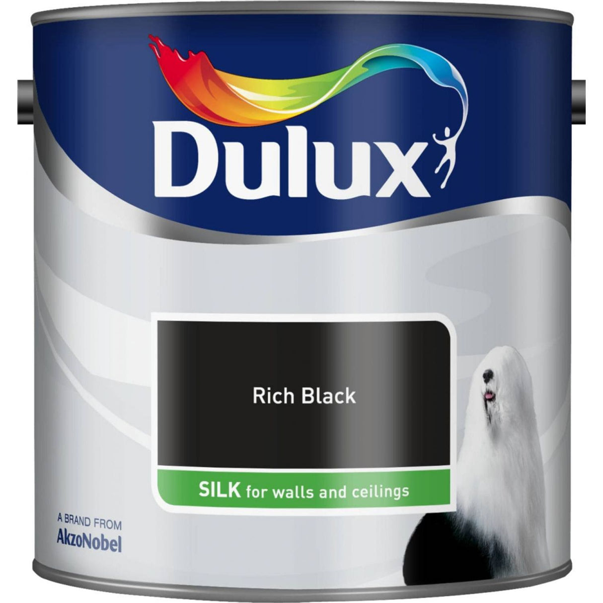 Silk Paint 2.5 Litre Rich Black