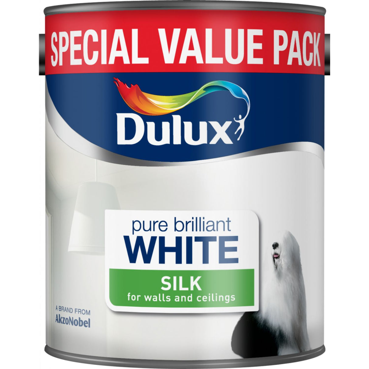 Silk Paint 3 Litre Pure Brilliant White