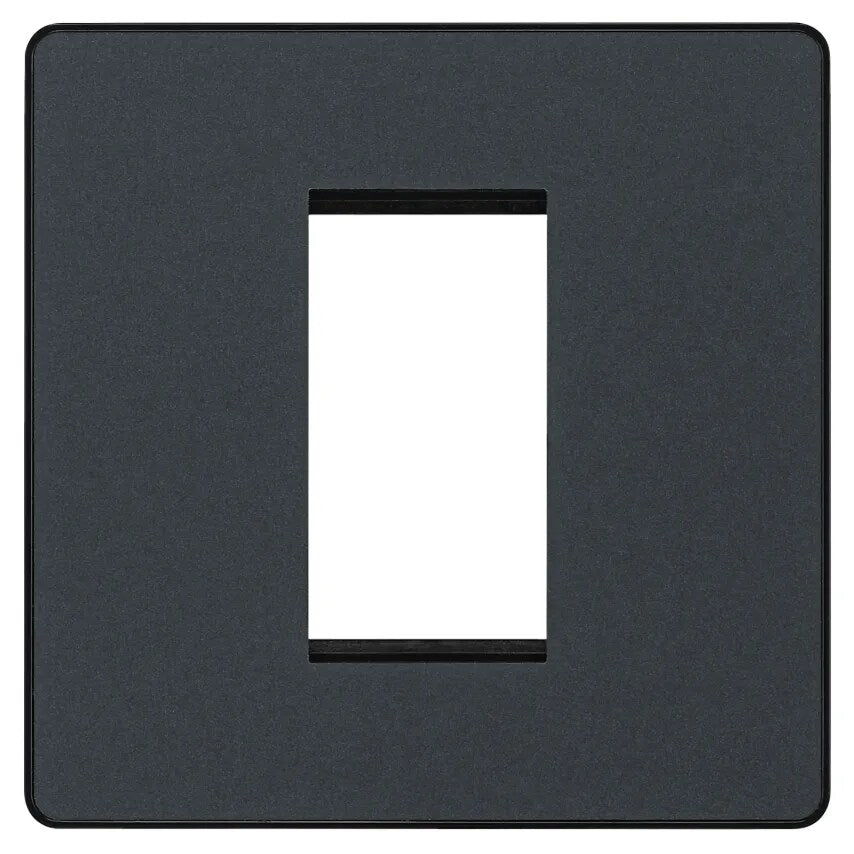 Single Euro Frnt/Plate Grey