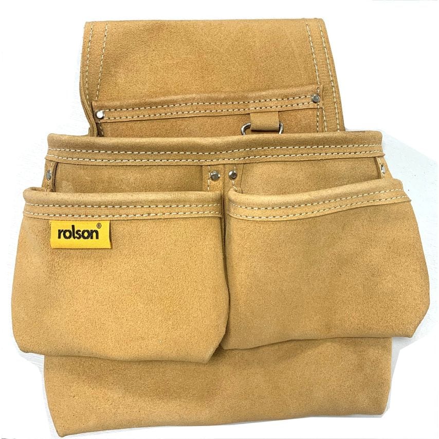 Single Leather Organiser Pouch Large