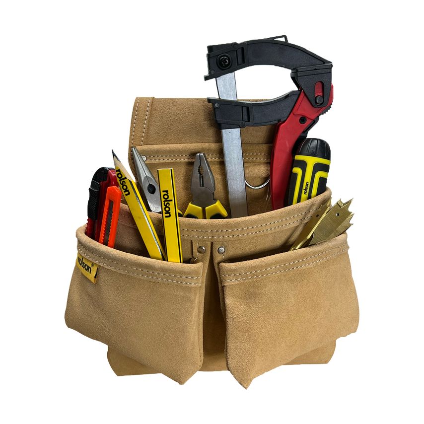 Single Leather Organiser Pouch Large