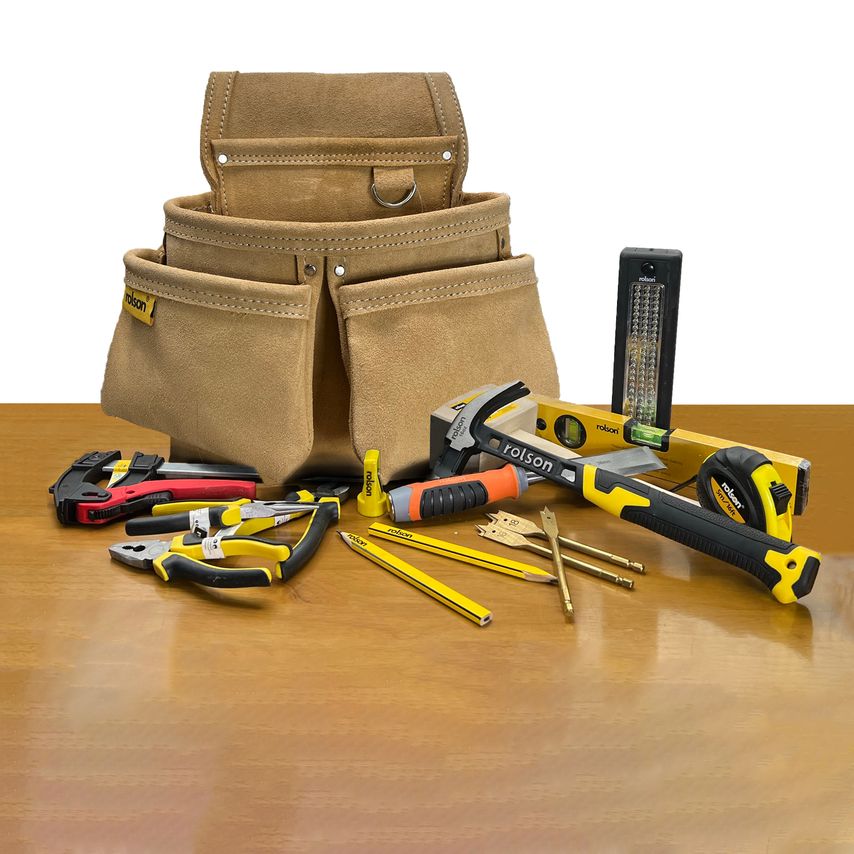 Single Leather Organiser Pouch Large