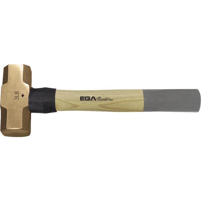 Sledge Hammer 5 LB Hickory Handle Non Sparking Cu-Be