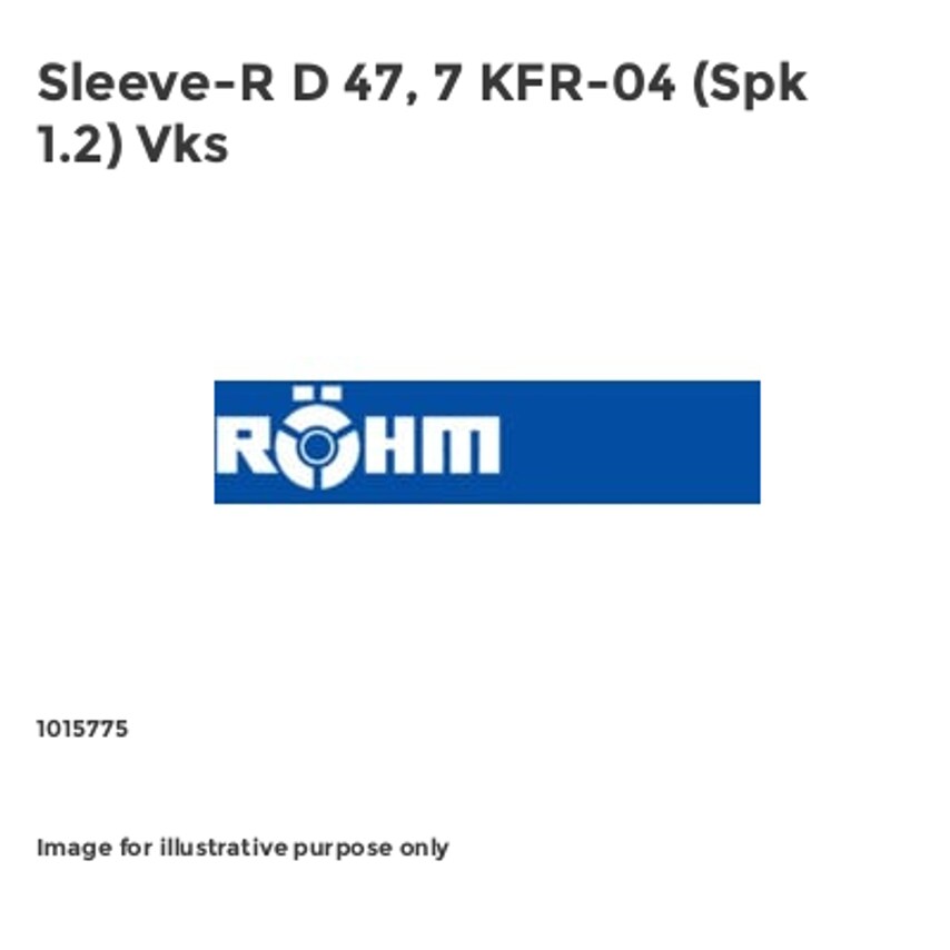 Sleeve-R D 47, 7 KFR-04 (Spk 1.2) Vks