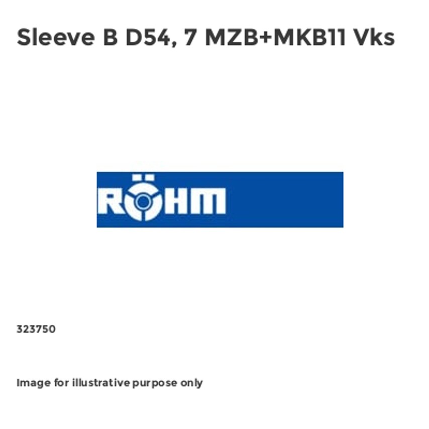 Sleeve B D54, 7 MZB+MKB11 Vks