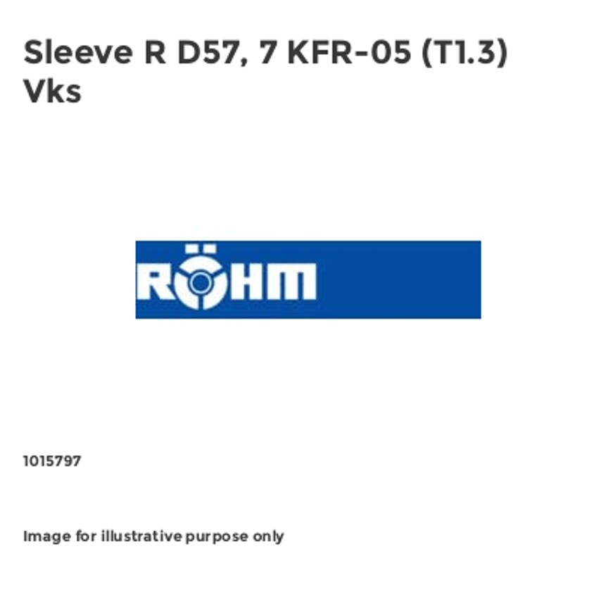 Sleeve R D57, 7 KFR-05 (T1.3) Vks