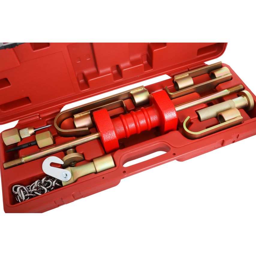 Slide Hammer Kit, 11pc, 12lbs In Plastic Carry Case