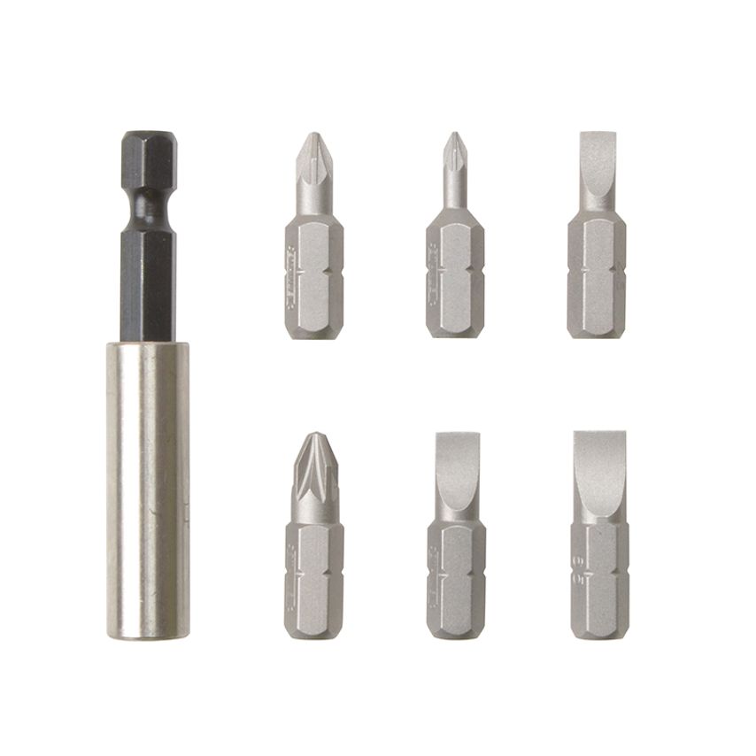 Slotted/Pozidriv Insert Bit Set, 7 Piece STA168738
