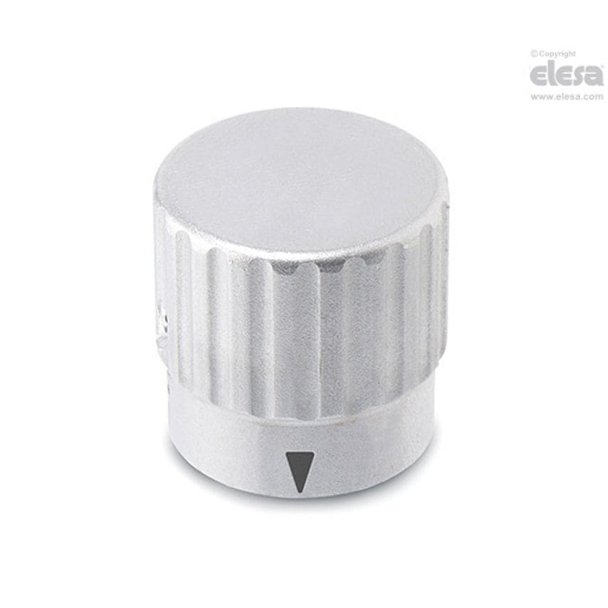 Slotted control knob-GN 436.1-24-B6-A-MT