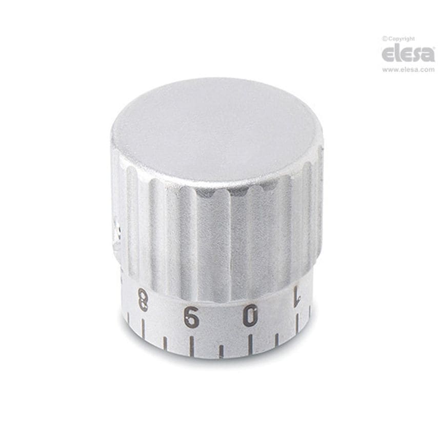Slotted control knob-GN 436.1-28-B6-S-MT