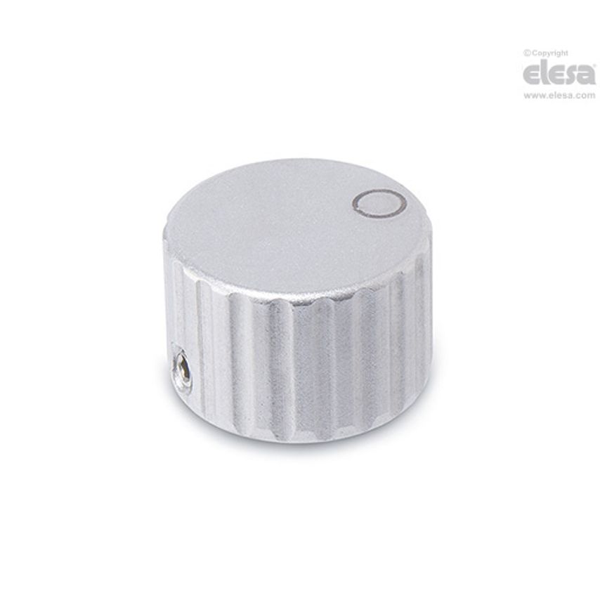 Slotted control knob-GN 436-24-B6-M-MT