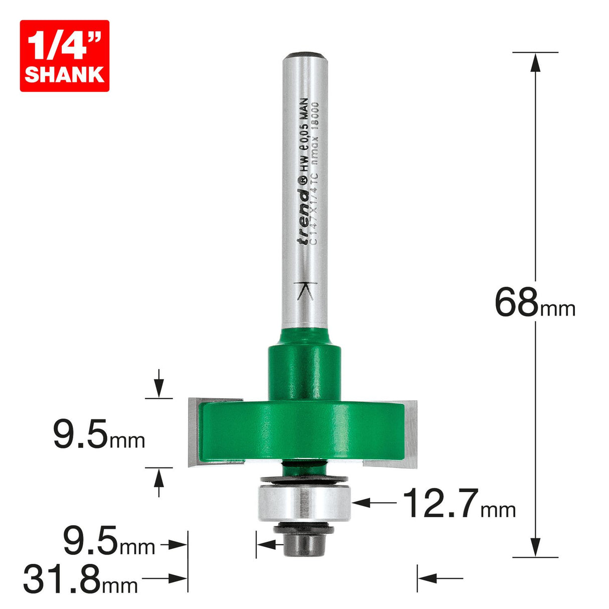 Slotting 9.5mm Cut - C147X1/4TC