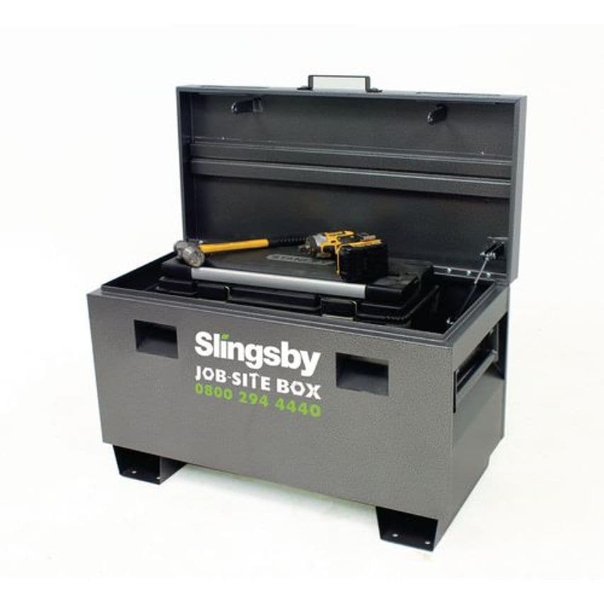 Small Lockable Tool Storage With Slingsby Logo Box, 920 x 440 x 570MM