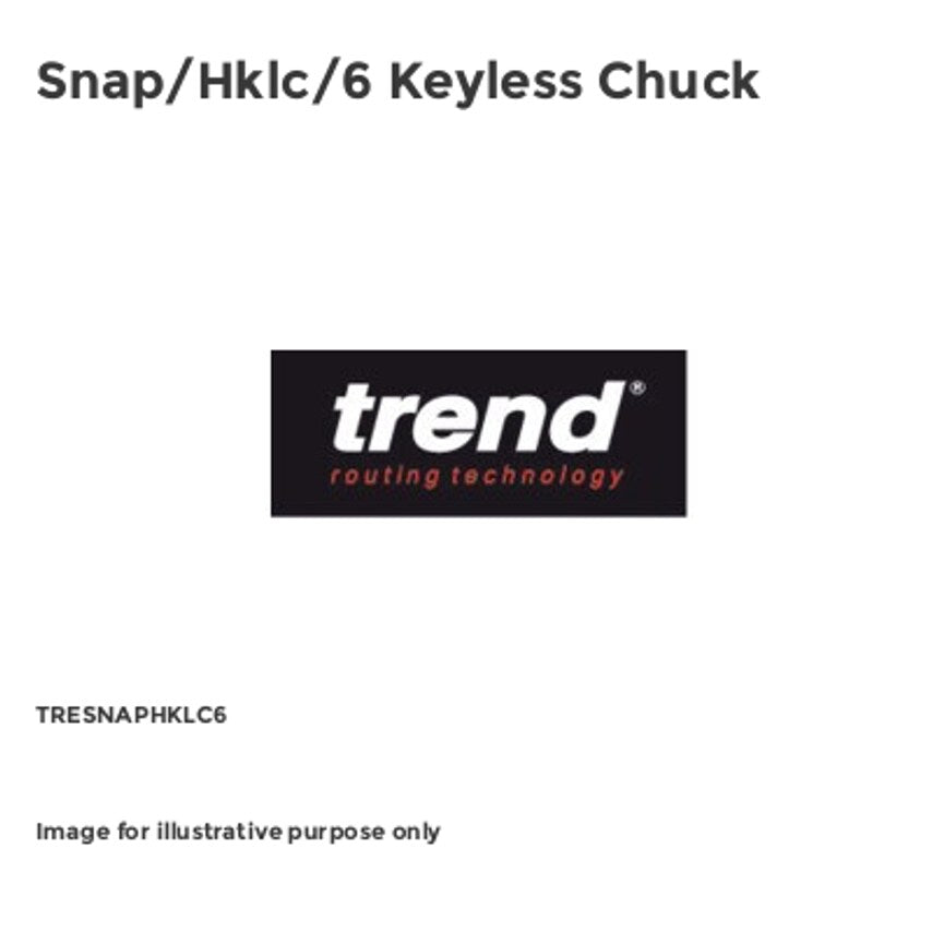 Snap/Hklc/6 Keyless Chuck TRESNAPHKLC6