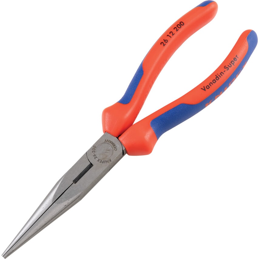 Snipe Nose Black Atramentized Side Cutting Pliers 200mm