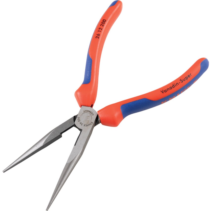 Snipe Nose Black Atramentized Side Cutting Pliers 200mm