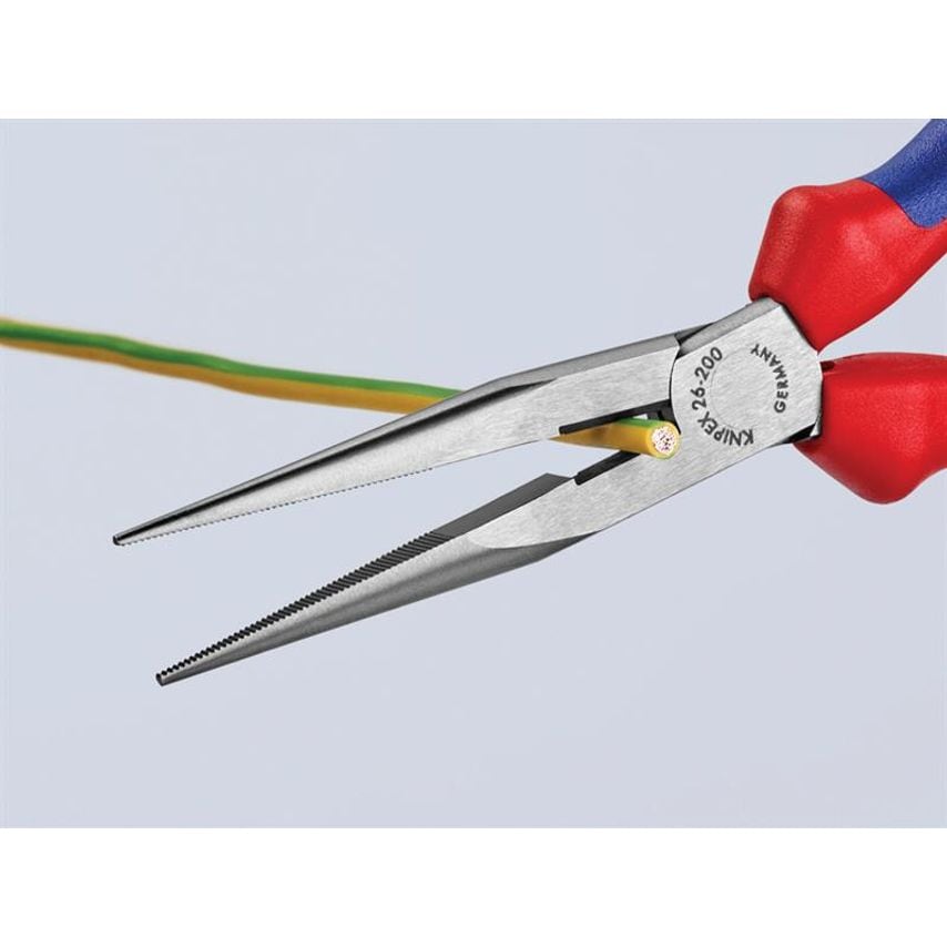 Snipe Nose Side Cutting Pliers (Stork Beak) Multi-Component Grip 200mm (8in) KPX2612200
