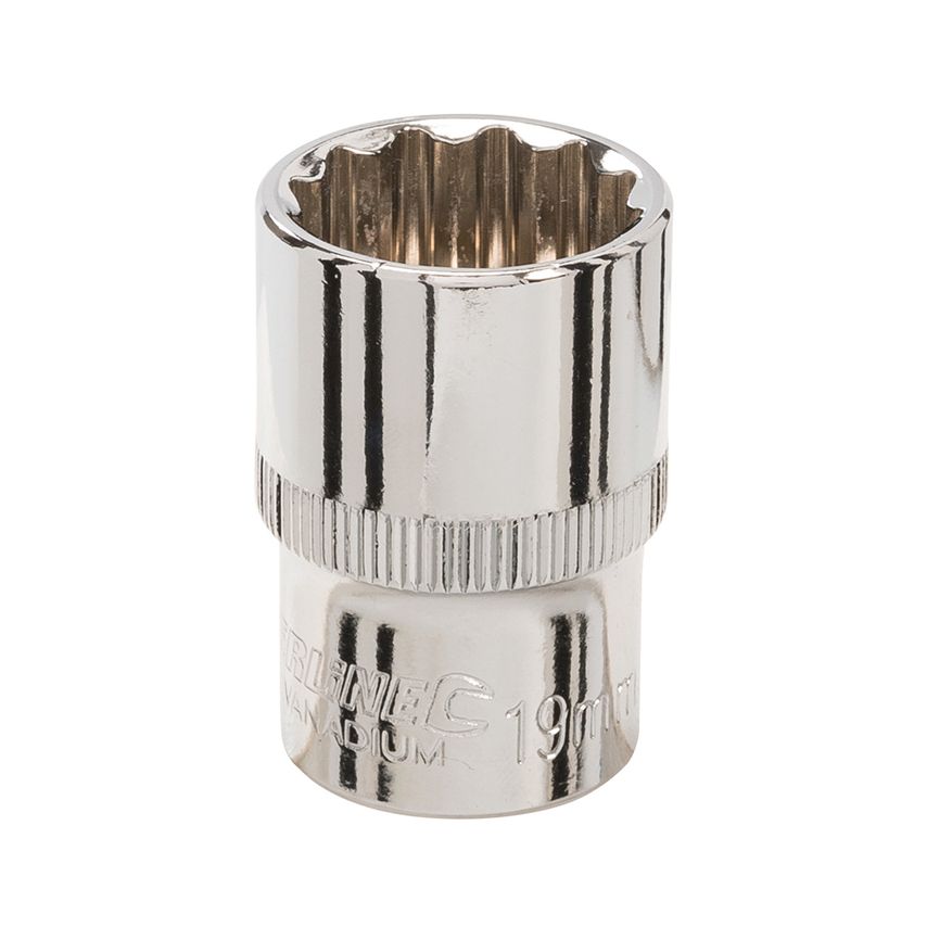 Socket 1/2" Drive 12pt Metric 19mm