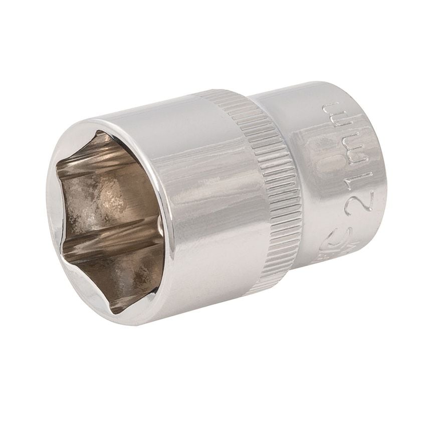 Socket 1/2" Drive 6pt Metric 21mm
