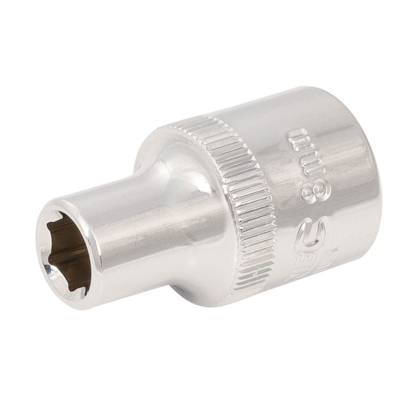 Socket 1/2" Drive 6pt Metric 8mm