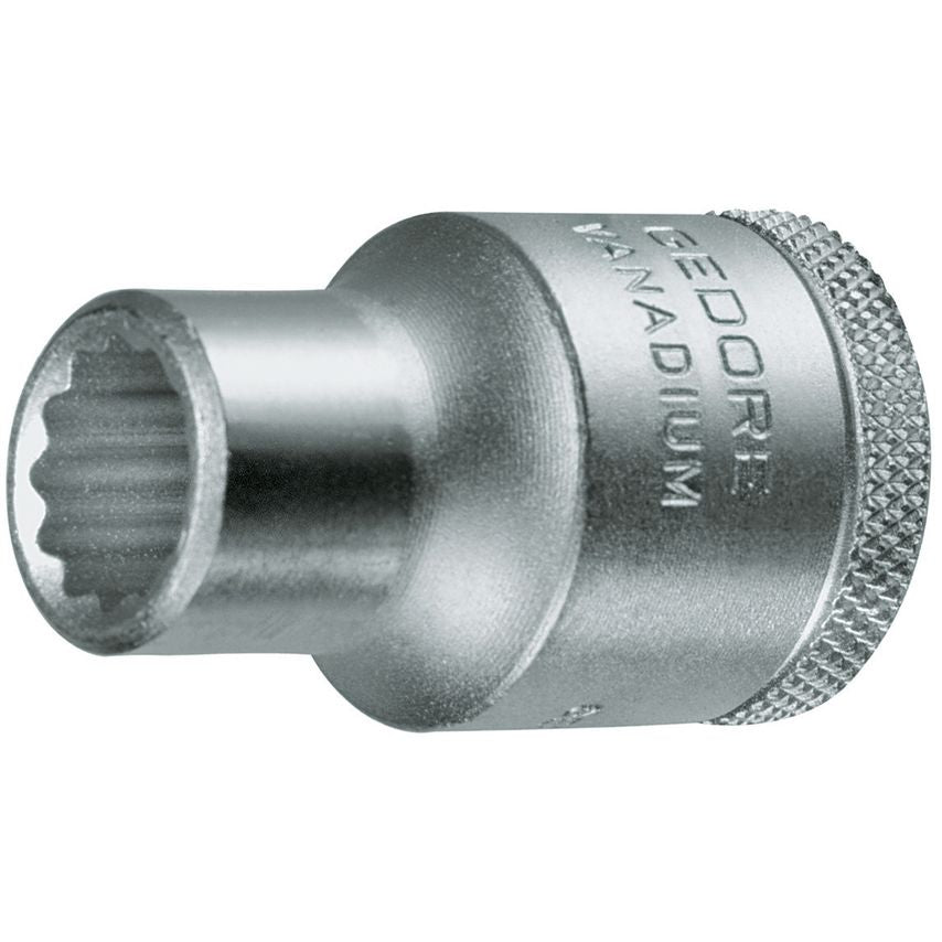 Socket 1/2" bi-hexagon 3/16W