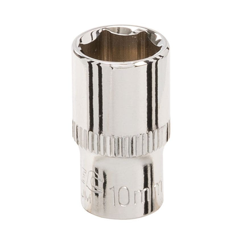Socket 1/4" Drive 6pt Metric 10mm