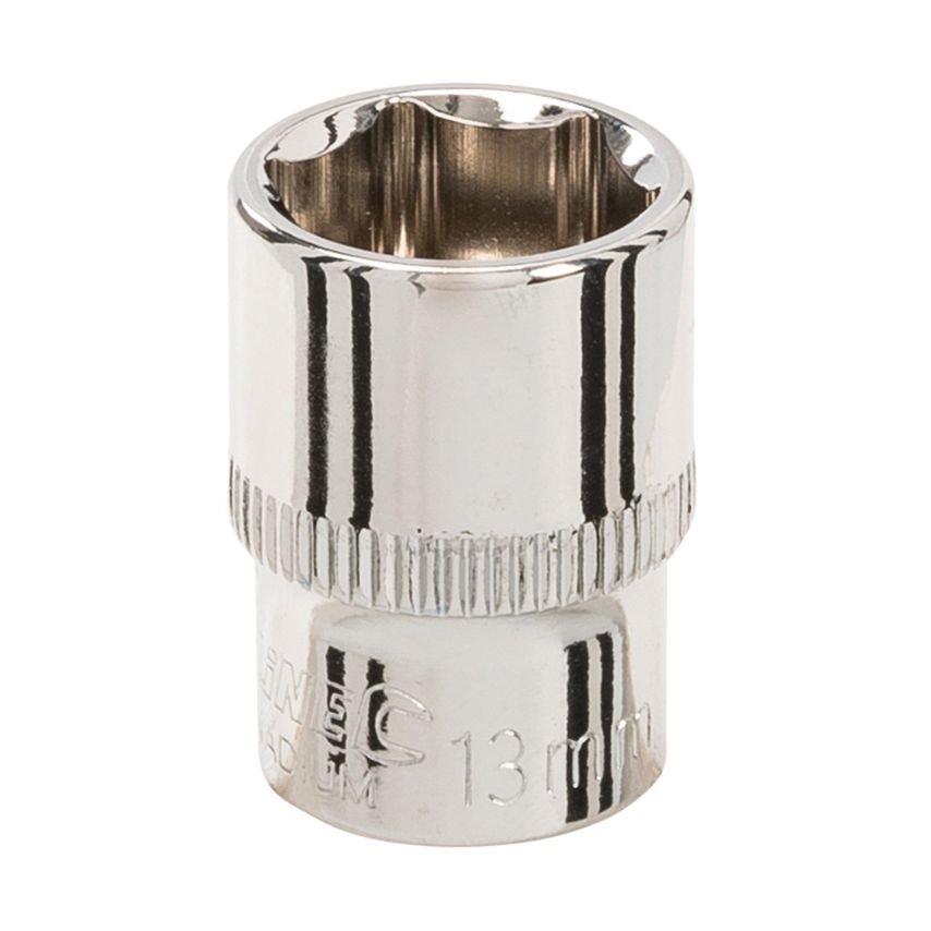 Socket 1/4" Drive 6pt Metric 13mm